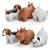 Adorable Beagle Hippo Cat Toy 3D model small image 2