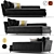 Modern Nino Chaise Lounge 3D model small image 1