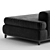Modern Nino Chaise Lounge 3D model small image 3