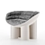 Faye TOOGOOD Roly-Poly Chair: Sleek Fibreglass Seating 3D model small image 1