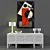 Modern Vector Art Wall Décor 3D model small image 2