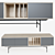 Contemporary Oak TV Cabinet 3D model small image 1