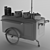 Mobile Coffee Cart: Cycling Caffeine 3D model small image 5