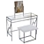 Elegant Mazzone Vanity Set 3D model small image 1