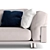 Longhi Ritual Sofa: Stylish, Comfortable, Spacious 3D model small image 3