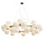 Milk Bubble Glass Chandelier 3D model small image 4