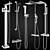 Hygienic Shower Sets by Ravak, GROHE, Villeroy&Boch 3D model small image 1