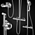 Ultimate Hygiene Shower Systems - Ravak, GROHE, Villeroy & Boch | Griferías Galindo Set 91 3D model small image 3