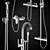 Hygiene Showers Set 92: Ravak, GROHE, Villeroy & Boch 3D model small image 3