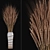 Golden Harvest Wheat Bouquet 3D model small image 2