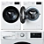 LG Smart Washer: Optimal Fabric Care 3D model small image 1