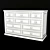 Oxford 10-Drawer Chest 3D model small image 3