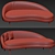 Elegant Sand Curve Sofa 3D model small image 3