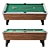 Classic Billiard Table 3D model small image 1