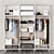 Versatile Combination Wardrobe OPHUS 3D model small image 4