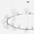 Skandi Iona Pendant Light Set: Circle & Horizontal Designs 3D model small image 4