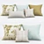 Modern Pillow Set 3D model small image 1