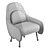 Modern Corolla Chair 272: Stylish Seating Solution 3D model small image 5