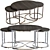 Lachlan Espresso 3-Piece Nesting Tables 3D model small image 1