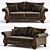 Modern American Style Sofa 3D model small image 1