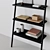 Norm Architects Folk Ladder Shelving 3D model small image 2