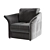 Modern Loft Style Toledo Armchair 3D model small image 1