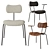 Nod Set Chairs: Stylish Seating Solutions 3D model small image 1