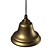 Vintage-inspired Brass Lampshade 3D model small image 2