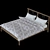 Triangle Mesh Bed - Ikea Rikene 3D model small image 1