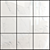 Luxury Bianco Marble Set: 80x80 cm 3D model small image 1