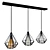 Urban Industrial Pendant Chandelier 3D model small image 1