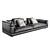 Modern Minotti Alexander Sofa 3D model small image 1