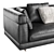 Modern Minotti Alexander Sofa 3D model small image 3