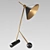 Cleo Black Metal Table Lamp: Stylish and Contemporary 3D model small image 2