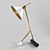 Modern Brass Desk Lamp 3D model small image 1