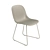 Modern Fiber Chair: Sleek Design, Sturdy Sled Base 3D model small image 1