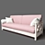 Classic Comfort Sofa 3D model small image 1