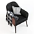 Elegant NUSS Sandalyeci Chair 3D model small image 3