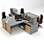 Office Essentials Furniture Set 3D model small image 1