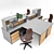 Office Essentials Furniture Set 3D model small image 6