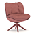 Modern Husk Armchair | Stylish and Comfortable 3D model small image 3