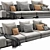 Minotti Lawrence 3: Sleek and Stylish Seating 3D model small image 4