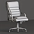 Stylish Corona Render Leather Chair 3D model small image 1