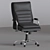 Stylish Corona Render Leather Chair 3D model small image 3