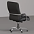 Stylish Corona Render Leather Chair 3D model small image 4