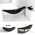 SplinterWorks Bath and Sink Combo 3D model small image 1