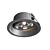 Comfort GU10 LED Downlight - Technical Elegance 3D model small image 1