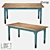 LoftDesigne Wooden Table 60409 3D model small image 1