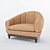 Cozy B&B Single Sofa: Real Scale, Corona Render 3D model small image 10