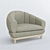 Cozy B&B Single Sofa: Real Scale, Corona Render 3D model small image 11